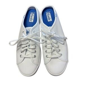 Keds Kickstart Mule Leather White Size 7.5